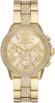 Michael Kors Brynn Women's Watch, Stainless Steel and Pavé Crystal Watch for Women