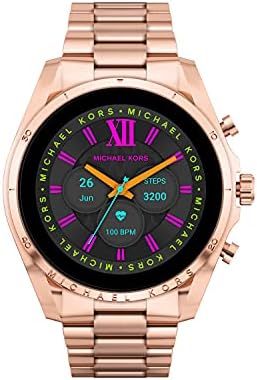 Michael Kors Men's or Women's Gen 6 44mm Touchscreen Smart Watch with Alexa Built-in, Fitness Tracker, Sleep Tracker, GPS, Music Control, Smartphone Notifications (Model: MKT5133V)