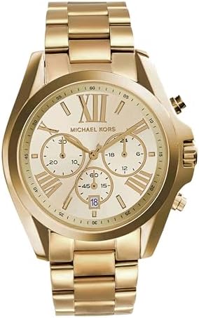 Michael Kors Bradshaw Women's Stainless Steel Chronograph Watch with Steel Bracelet Band