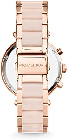 Michael Kors Parker Women's Stainless Steel and Pavé Crystal Watch with Steel, Leather, or Silicone Band