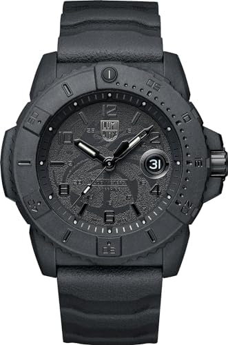 Luminox Navy SEAL Foundation Military Blackout Watch, 45 mm XS.3601.BO.NSF