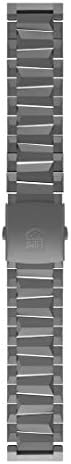 Stainless Steel Bracelet, 23 mm, FMX.6420.IPH.K 23mm / IP GUN / Stainless Steel