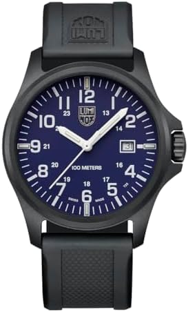 Luminox G - Mens Watch 43mm CARBONOX - Swiss Quartz - 100M Water Resistant - Mineral Crystal - Always Visible - Watches for Men - Swiss Made
