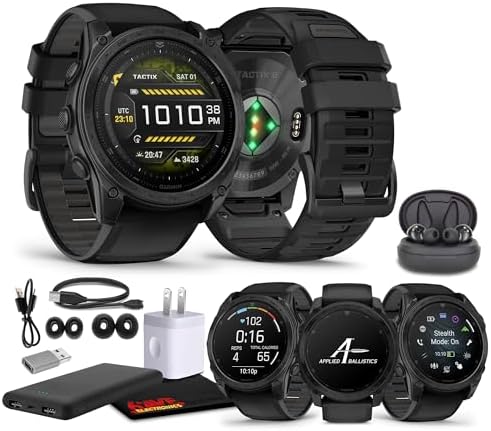 Garmin Tactix 8 Smartwatch AMOLED 51mm Bundle