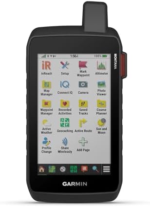 Garmin Montana 760i, GPS Handheld Navigator, Built-in Camera, inReach