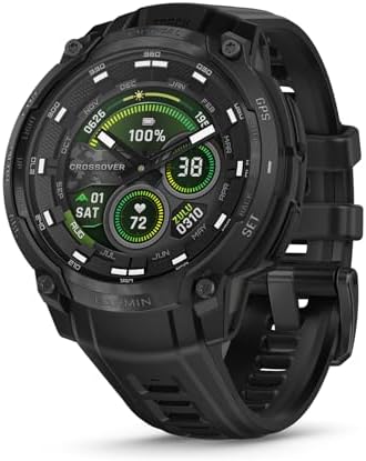 Garmin Instinct Crossover AMOLED - Tactical Edition, 46mm, Black