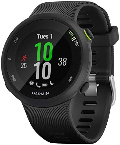 Garmin Forerunner 45 GPS Heart Rate Monitor Running Smartwatch (Black) - (Renewed)