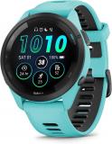Garmin Forerunner 265 Running Smartwatch, Colorful AMOLED Display, Training Metrics and Recovery Insights, Aqua and Black, 46 mm (Renewed)