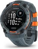 Garmin Instinct 3 45mm, Solar Charged Display, Rugged Outdoor GPS Smartwatch, Metal-Reinforced Bezel, Built-in Flashlight, Spark Orange (Renewed)
