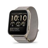 Garmin Venu X1, Thin & Lightweight Smartwatch, 51mm, Soft Gold/French Gray